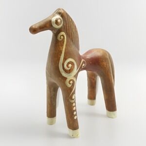 Hellenic Greek Horse Clay  Symbol OfWealth & Prosperity Museum Quality Sculpture